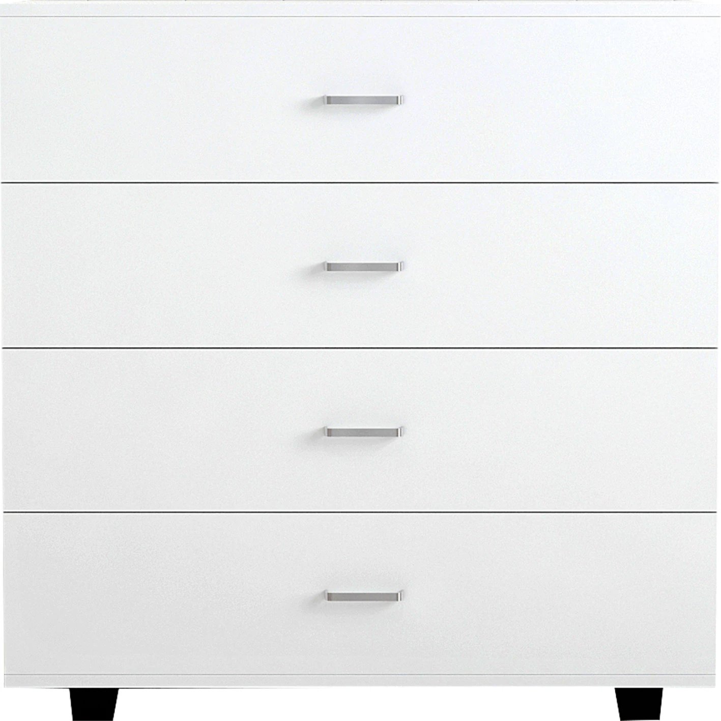 Komodinë FH8996.03, melaminë, 4 sirtarë, 80x40x83H, e bardhë