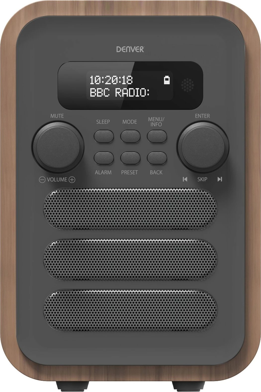 Radio Denver DAB-48, gri