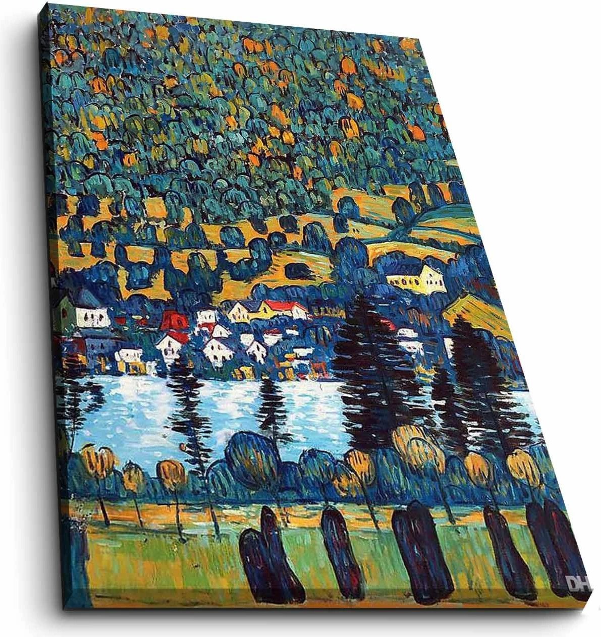 Pikturë dekorative në kanavacë Wallity, FAMOUSART-066, shumëngjyrëshe, 45x70cm