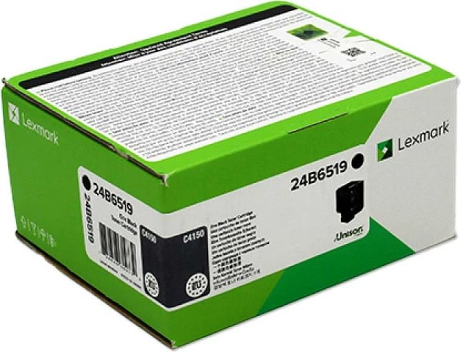 Toner Lexmark 24B6519, rendiment 9.800–23.700 faqe, i zi, 1 copë