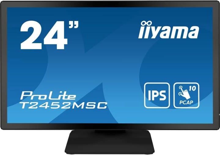 Monitor me prekje, iiyama ProLite T2452MSC-B1 24" Full HD IPS 10-pikësh, e zezë