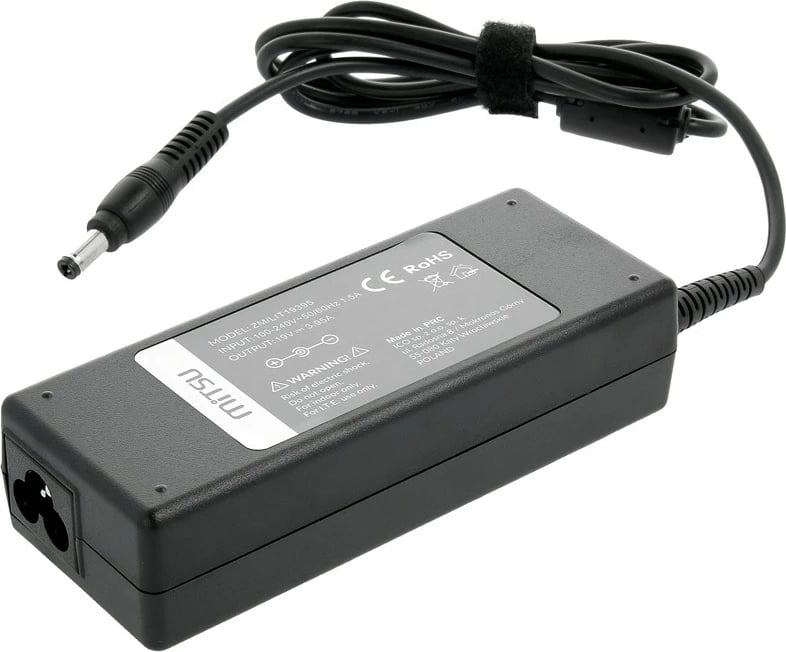 Kasë rryme Mitsu ZM/LIT19395 për laptop, 19V 3.95A, 75W, 5.5x2.5 mm, e zezë