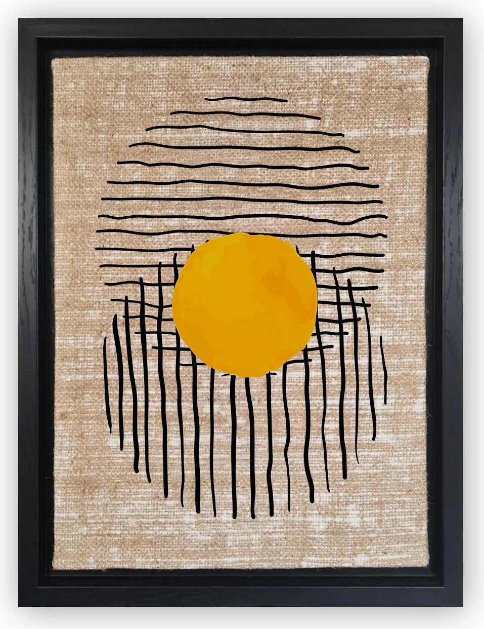 Pikturë dekorative në kanavacë, shumëngjyrëshe, Wallity, LSJ519825351702, 36x46cm