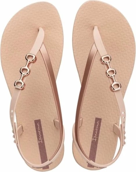 Sandale flip-flop për femra Ipanema, bezhë