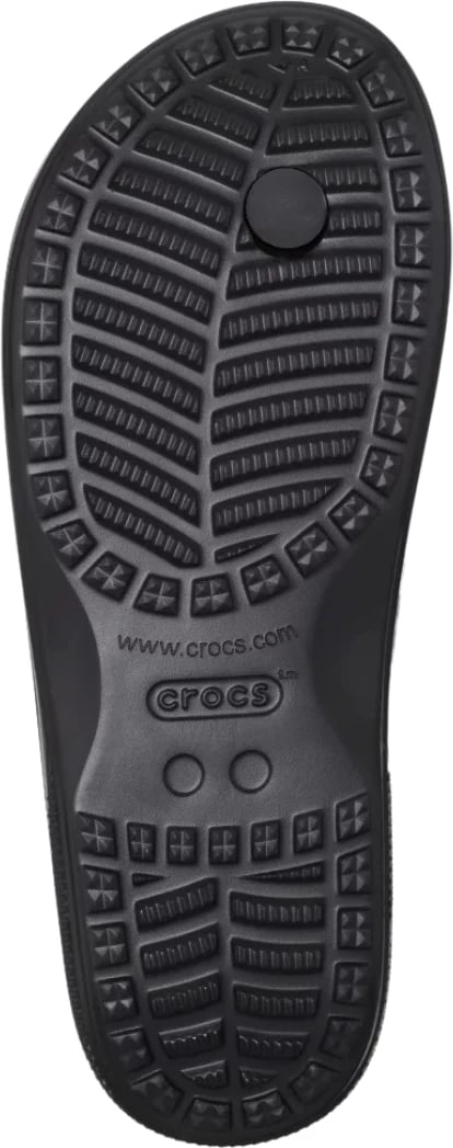 Papuqe flip-flop Crocs unisex, të zeza