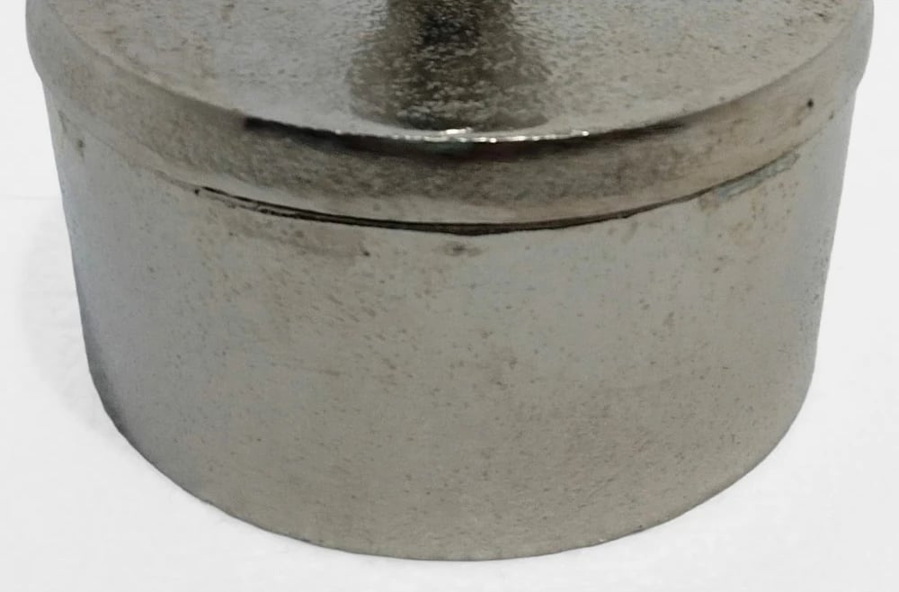 Kuti alumini për ruajtje, ngjyrë argjendi, 11x11x10 cm