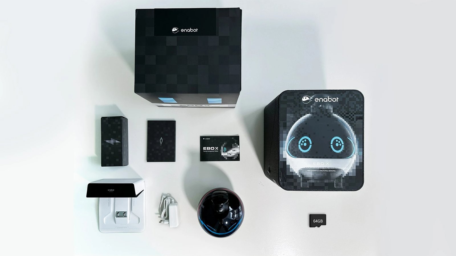 Robot me kamera Enabot EBO X, 8 GB, i zi