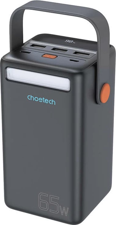 Stacion energjie mini Choetech B664, powerbank 50000mAh 65W, zi