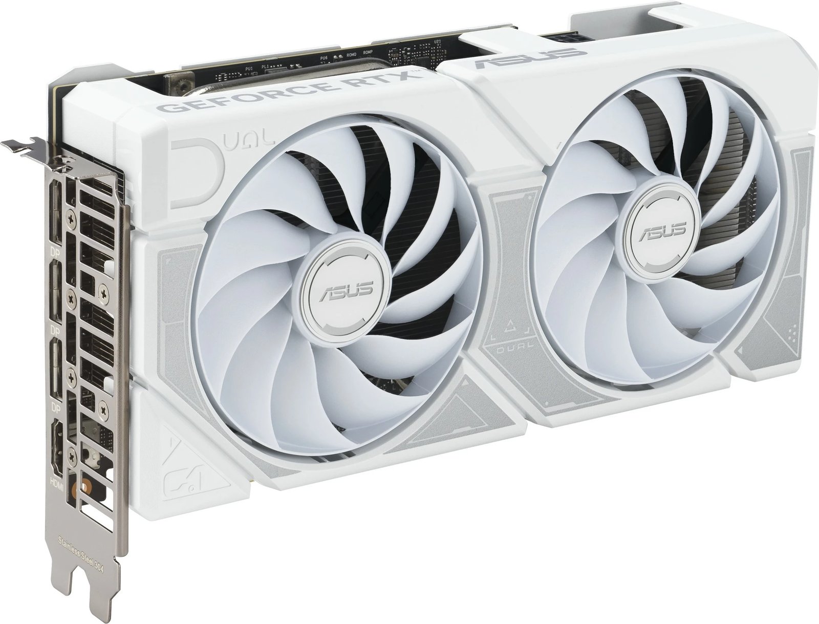 Kartelë grafike ASUS RTX 5060TI 16GB GDDR7 e bardhë
