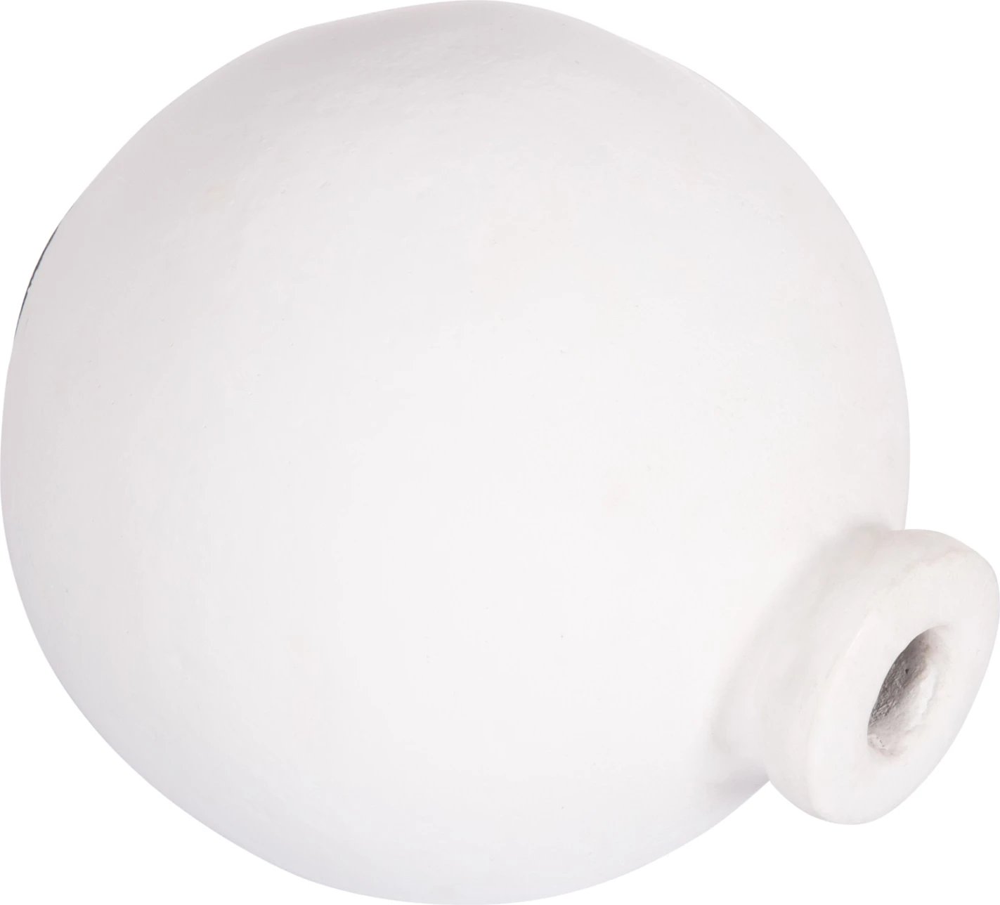 Vazo dekorative CLAYVON FH4410 terrakota ngjyrë bardhë 18x18x20Hcm