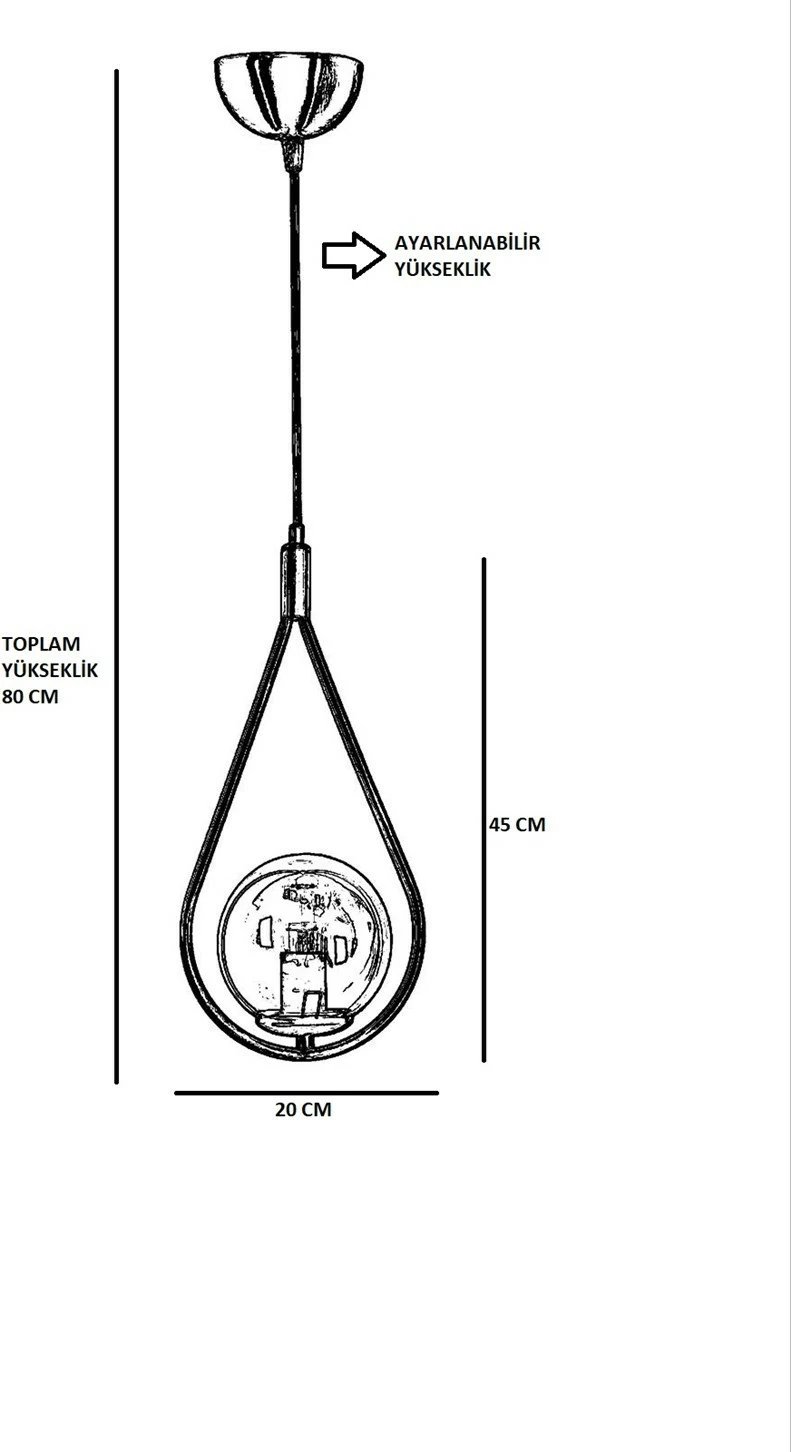 Llambë varëse Opviq, Damla Tekli, xham i bardhë, bakër Llambë varëse Opviq, Damla Tekli, xham i bardhë, bakër