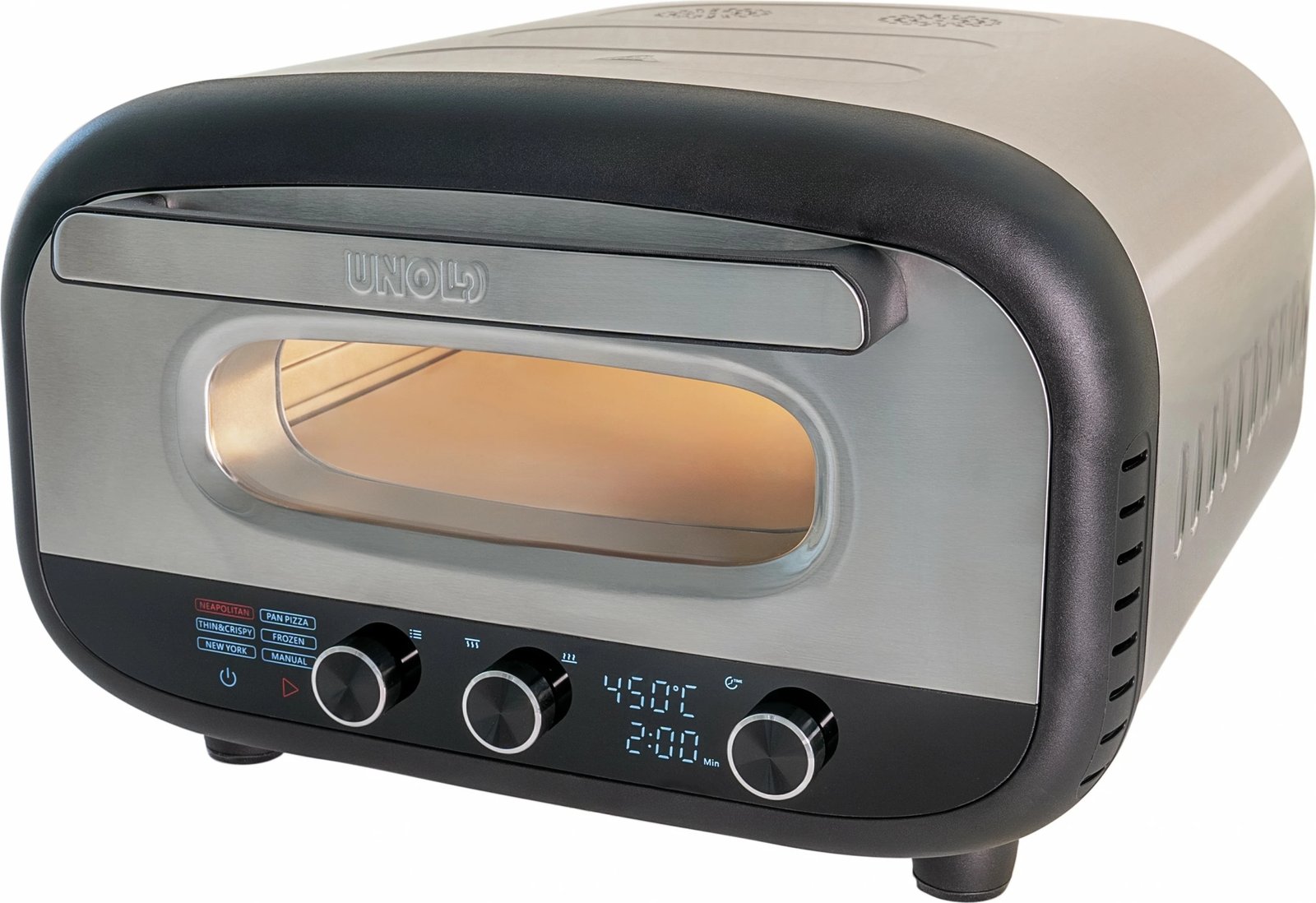 Furrë pice UNOLD 68806, 30cm, digjitale, çelik inox