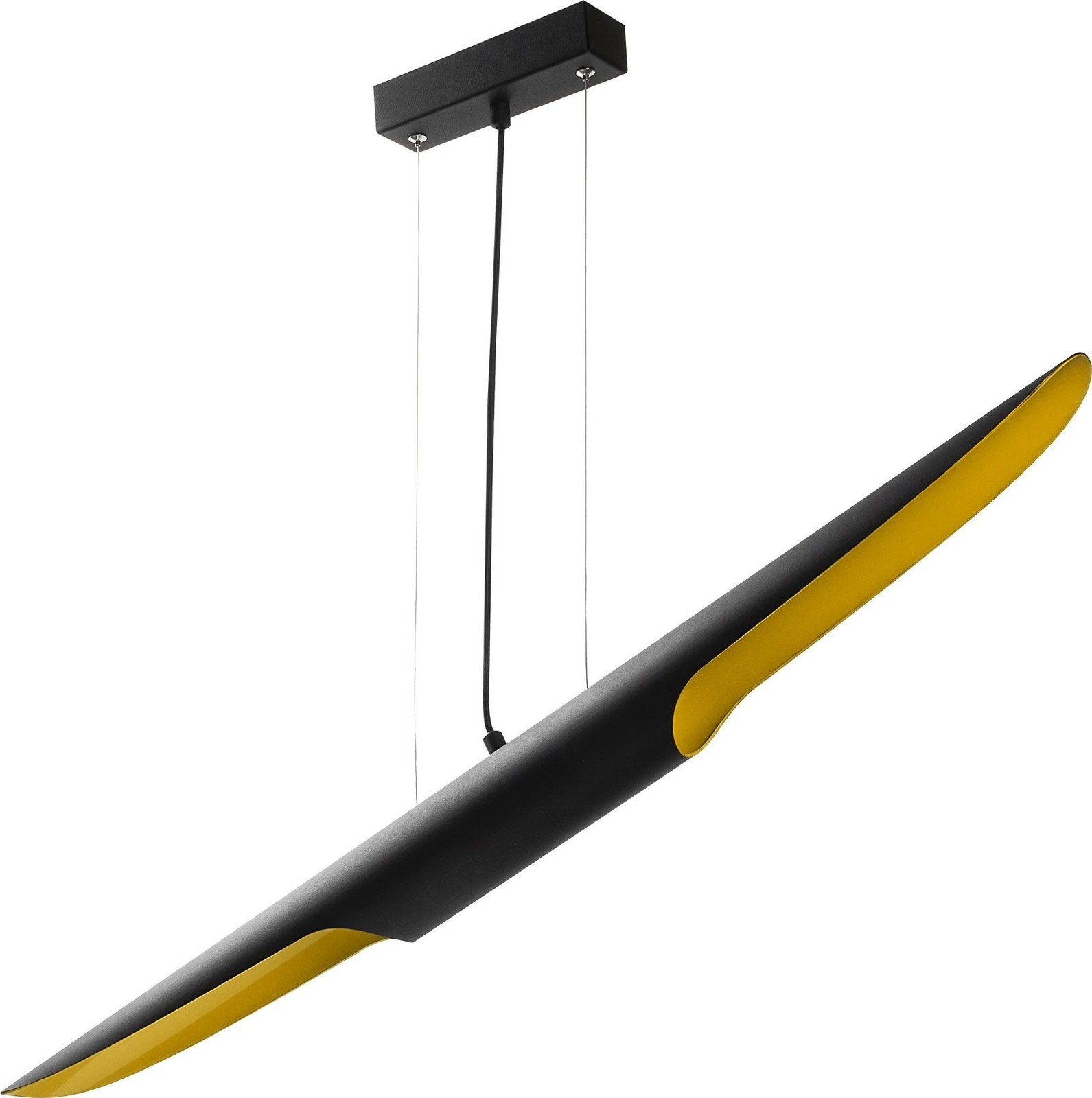 Llambë tavani Opviq, Efsun - 581-S, ngjyrë e zezë, lartësi e rregullueshme