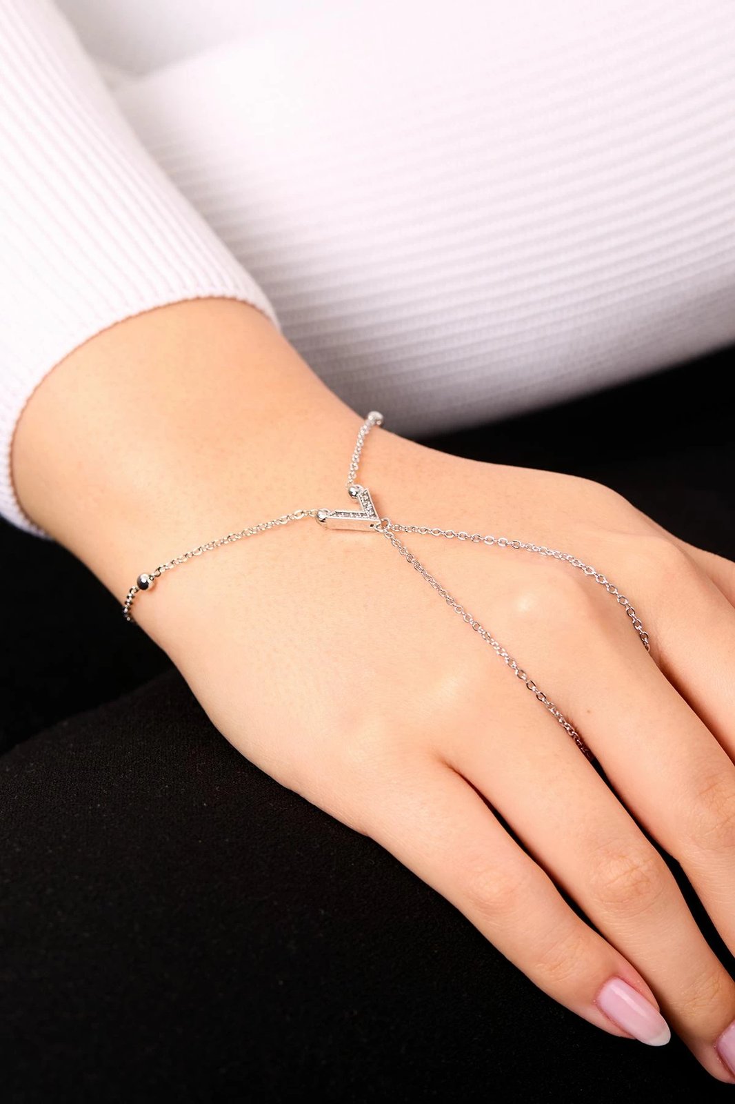 Zinxhir metalik Elika, ngjyrë argjendi, CSHM9957G