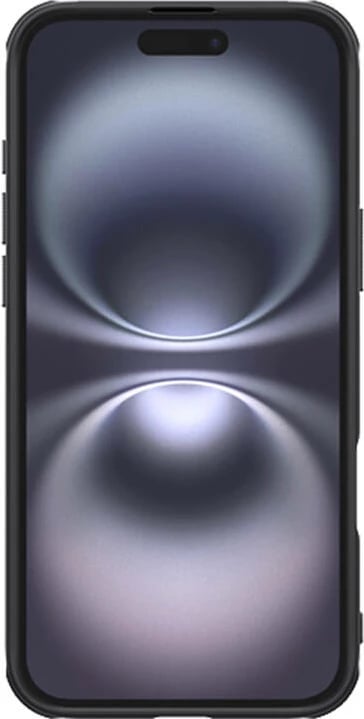 Mbështjellës Nillkin Super Frosted Shield Pro për iPhone 16 Plus, i zi
