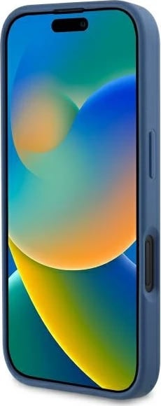 Mbështjellës Guess 4G Printed Stripes MagSafe për iPhone 16, Blu Mbështjellës Guess 4G Printed Stripes MagSafe për iPhone 16, Blu