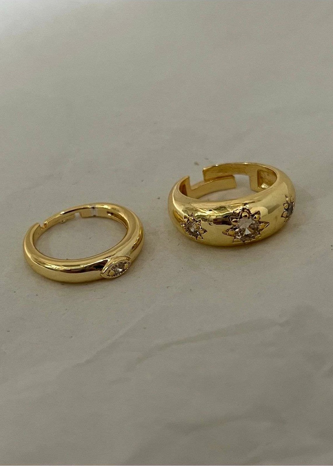 Unazë prej bronzi, ngjyrë ari, Jumeon, KPEGMSA4114