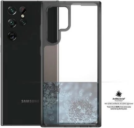 Mbështjellës PanzerGlass HardCase për Samsung Galaxy S22 Ultra, transparent