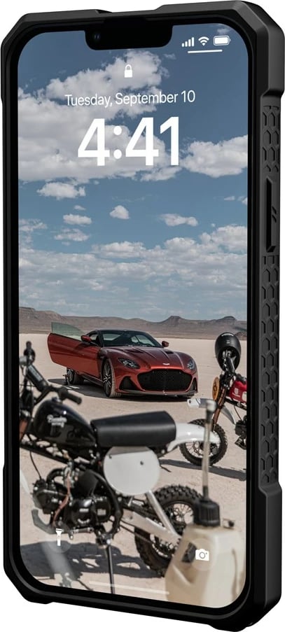 Mbështjellës Urban Armor Gear Monarch Pro për celular, për Apple, 6.7", i zi