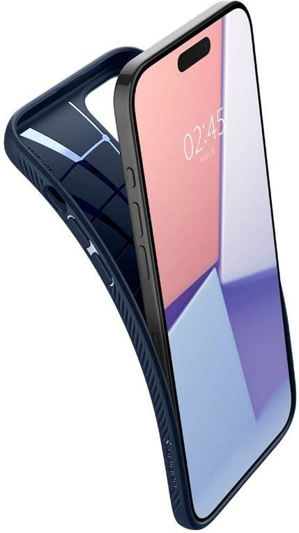Mbështjellës Spigen Liquid Air për iPhone 15 Pro Max, Blu