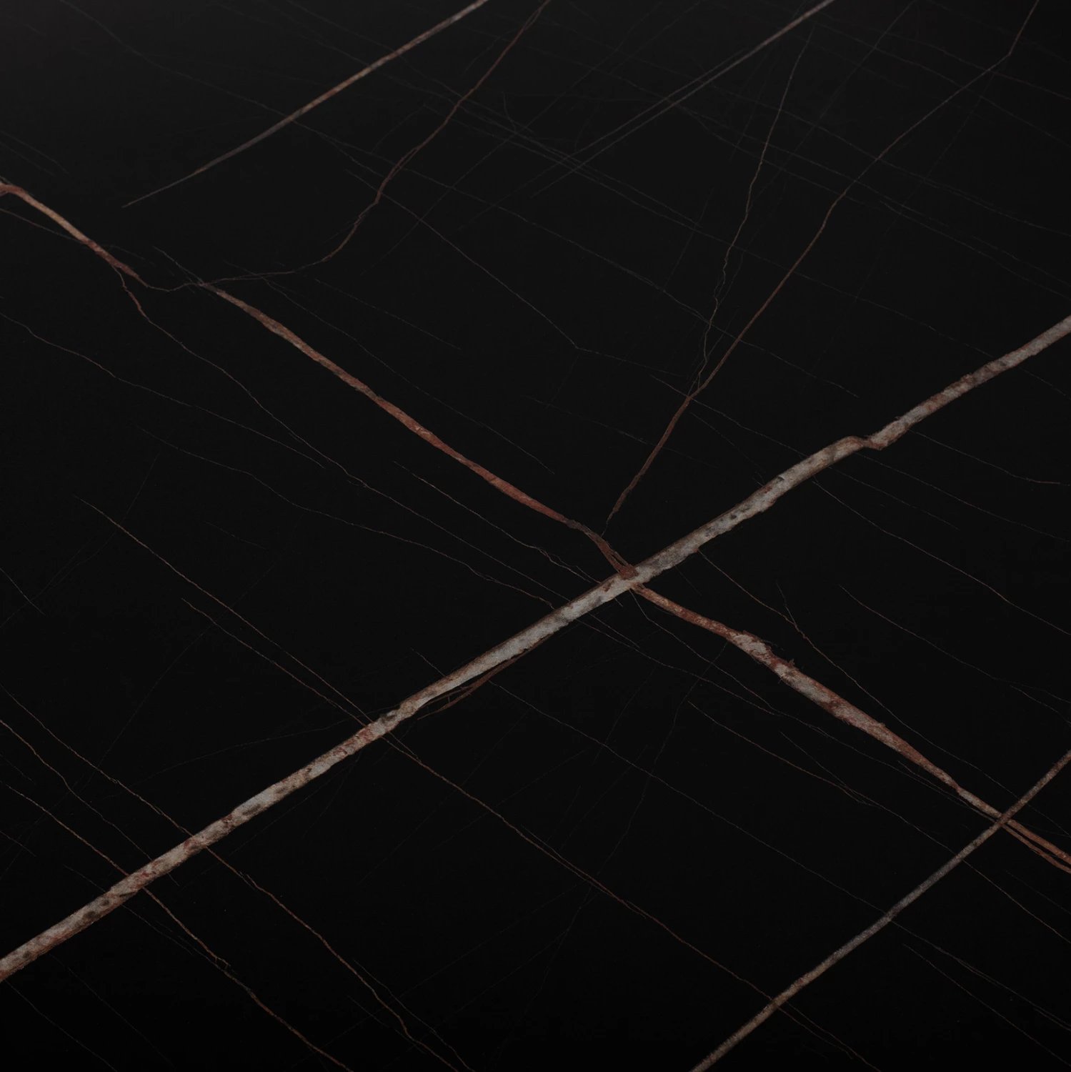 Tavolinë kafeje BRAYLEN FH8942.13 katrore me melaminë pamje mermeri të zi 75x75x43H cm