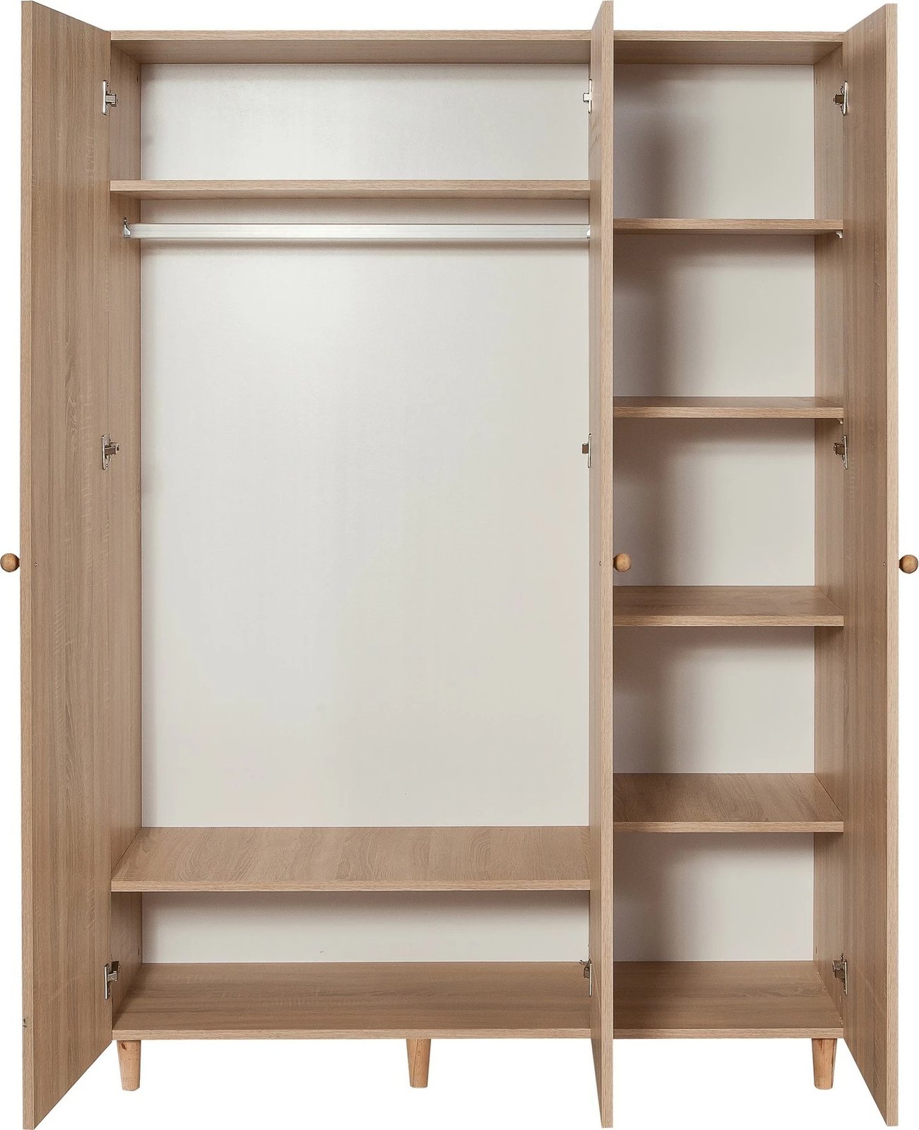 Dollap Lena 3, Skye Decor, ngjyrë sonomo, 135x192x52cm