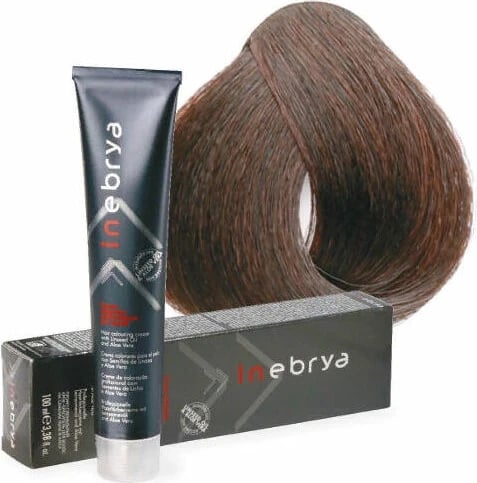 Ngjyrë për flokë Inebrya  4/7 Gështenjë Kafe, 100ml