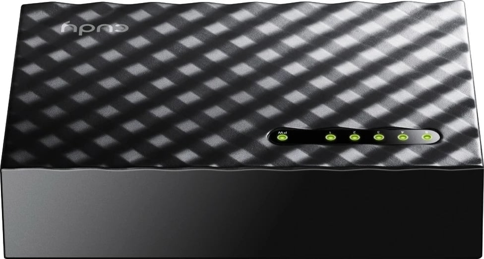 Switch Cudy GS105D 5 porte Gigabit desktop, i pamenaxhueshëm, i zi