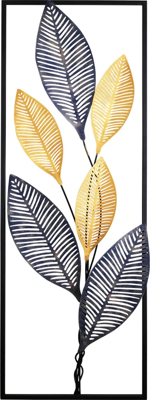 Aksesor dekorativ metalik për mur, Wallity Napoleon, shumëngjyrësh, 32x5x90cm