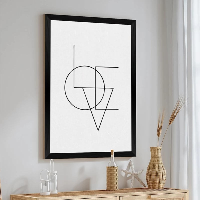 Dekor muri Felora, print digjital, kornizë MDF, 33x1.5x48cm