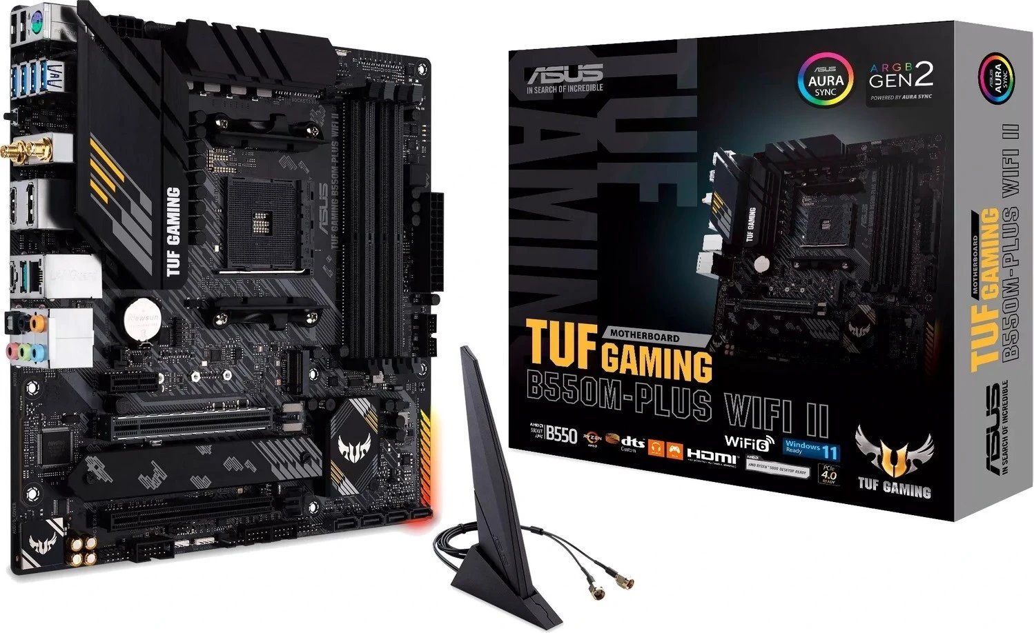 Pllakë amë ASUS TUF GAMING B550M-PLUS WIFI II - AMD B550