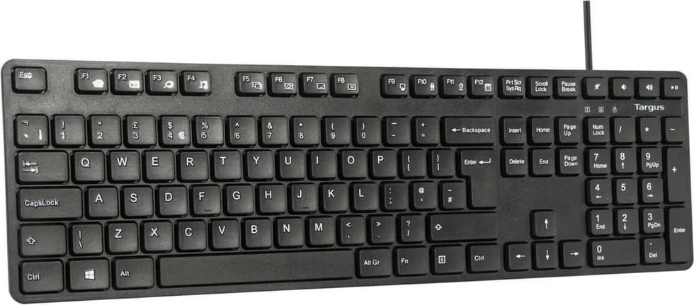 Set tastierë dhe maus Targus, full size, USB, QWERTY spanjisht, e zezë
