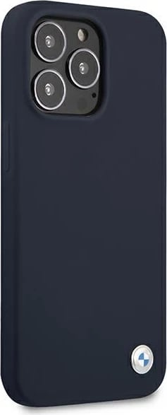 Mbështjellës BMW Silicone Signature për iPhone 13 Pro Max 6.7", Blu e errët