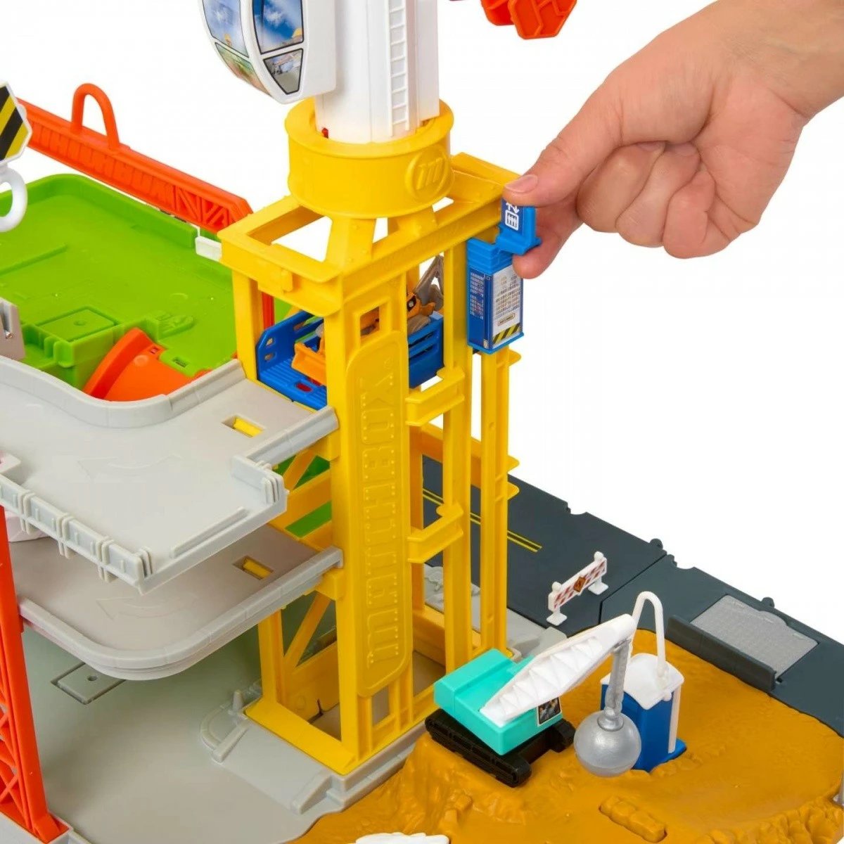 Set ndërtimi Matchbox True Adventures Construction Zone, me drita e tinguj, shumëngjyrësh