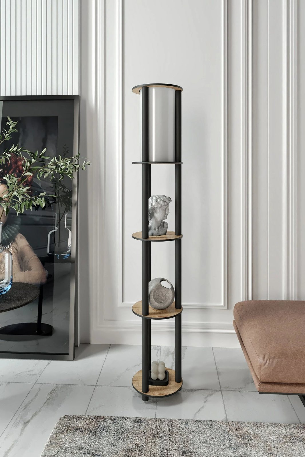 Llambë dyshemeje Opviq, ngjyrë arre, KS-11107