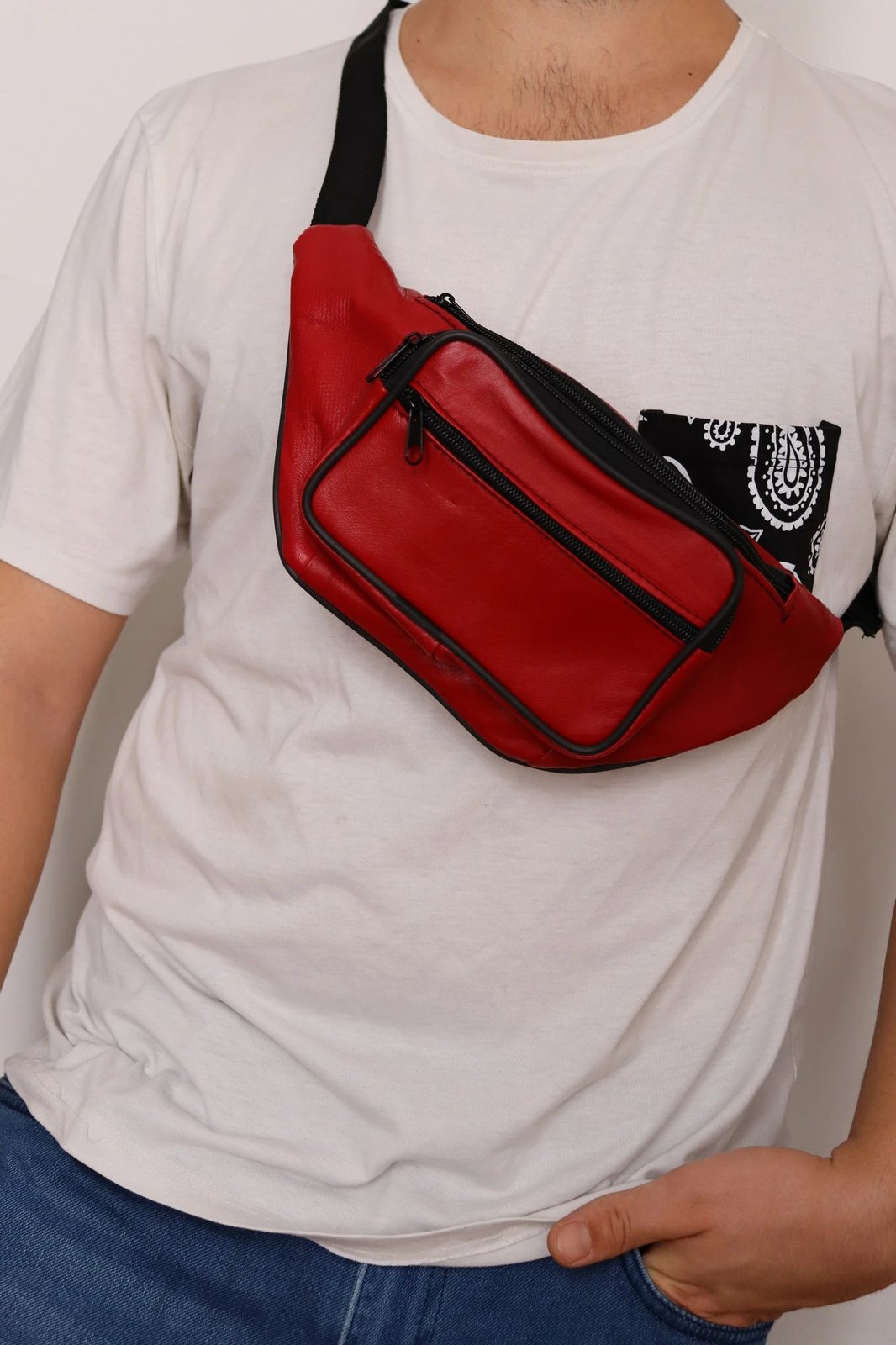 Çantë beli Zoozie, e kuqe, JCKTONIO0O0001