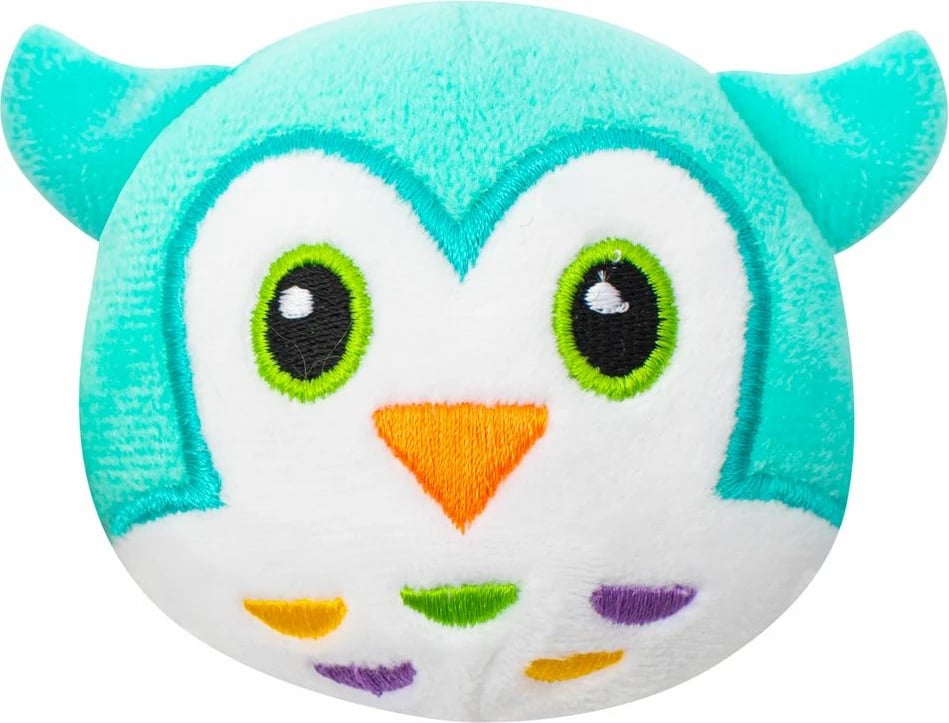 lodër me zile për karrocë, Baby Mix Mouse & Owl, pelush, gjatësi 50 cm, shumëngjyrëshe