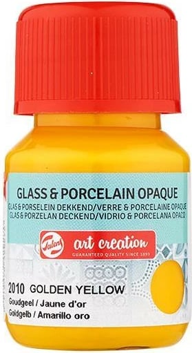 Ngjyrë Talens për qelq/porcelan, e verdhë e artë, 30ml