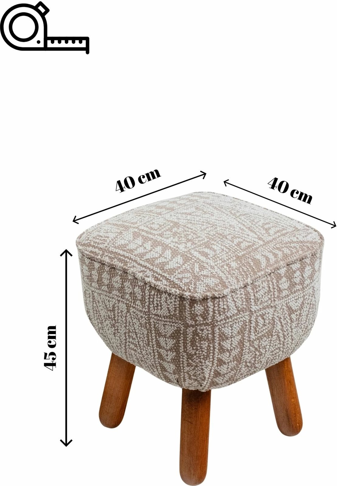 Tuffet Mythology Etnik, bezhë, Atelier del Sofa