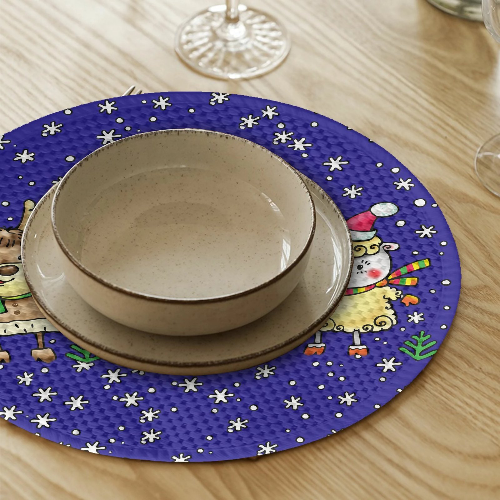 Set nënshtrues tavoline Hermia Concept, 2719Supla, shumëngjyrësh, 4 copë