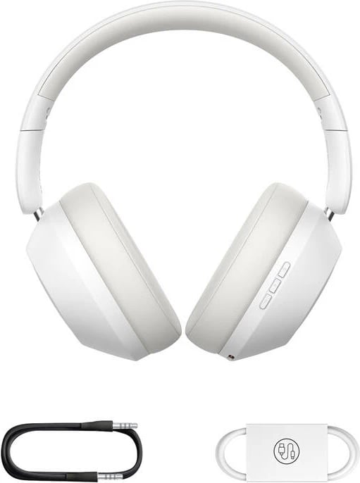 Kufje wireless Baseus Bass 30 Max, over-ear, Bluetooth 5.3, ANC, të bardha Kufje wireless Baseus Bass 30 Max, over-ear, Bluetooth 5.3, ANC, të bardha