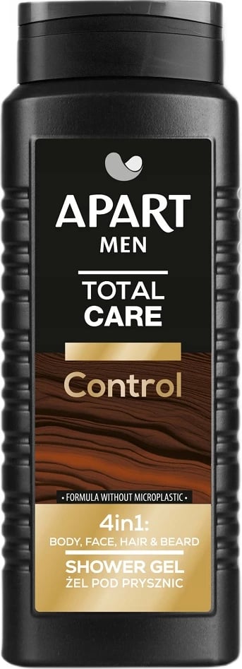 Xhel dushi 4-në-1 për meshkuj Apart Natural Total Care Control 500ml