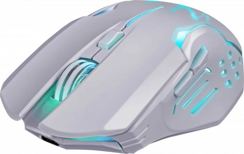 Maus gaming pa tela, Defender Katana GM-511 1200–3200 DPI, 5 butona, RGB, 10 m, i bardhë