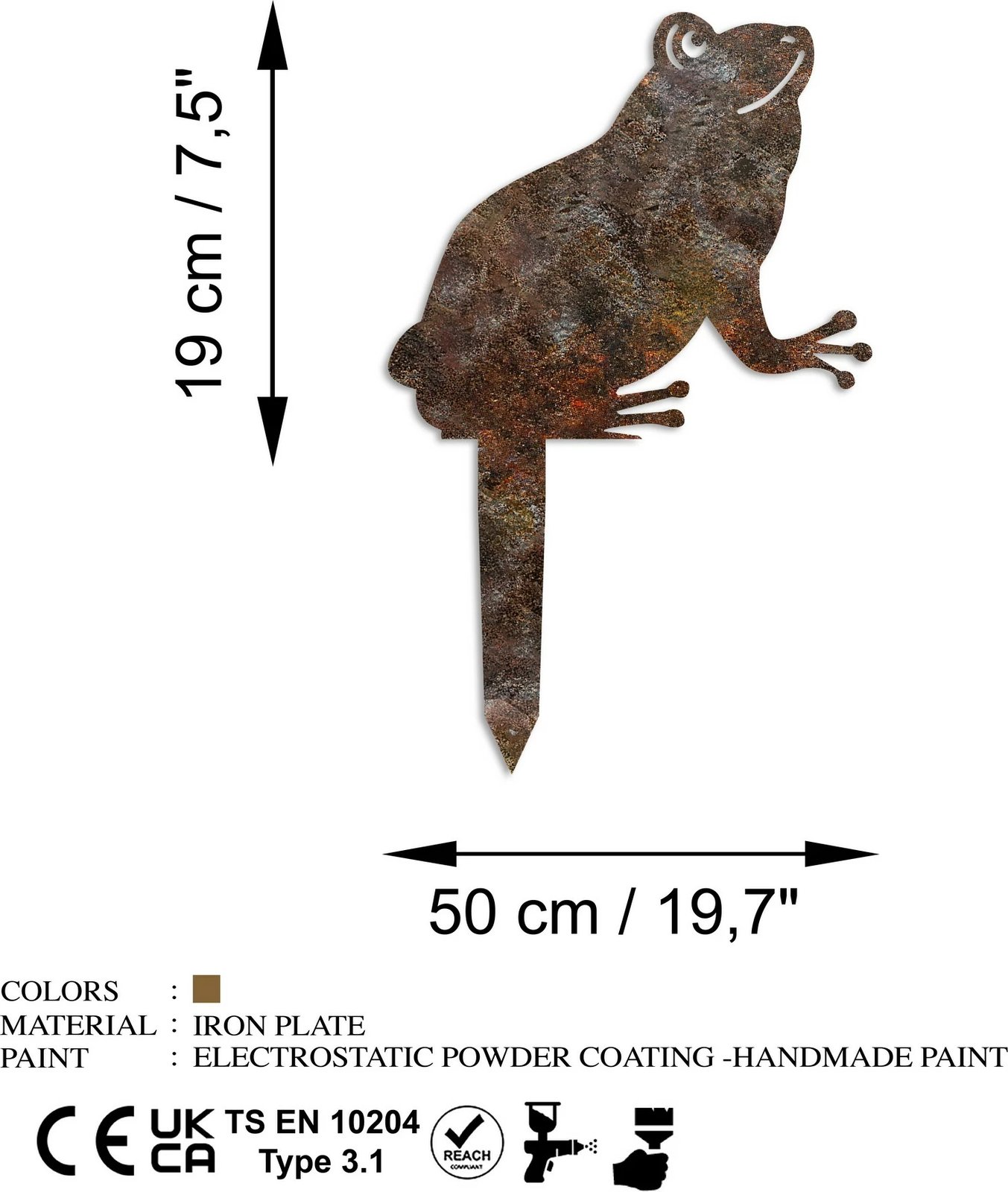 Objekt dekorativ kopshti, dizajn Aberto, bretkosë, A 01 Objekt dekorativ kopshti, dizajn Aberto, bretkosë, A 01