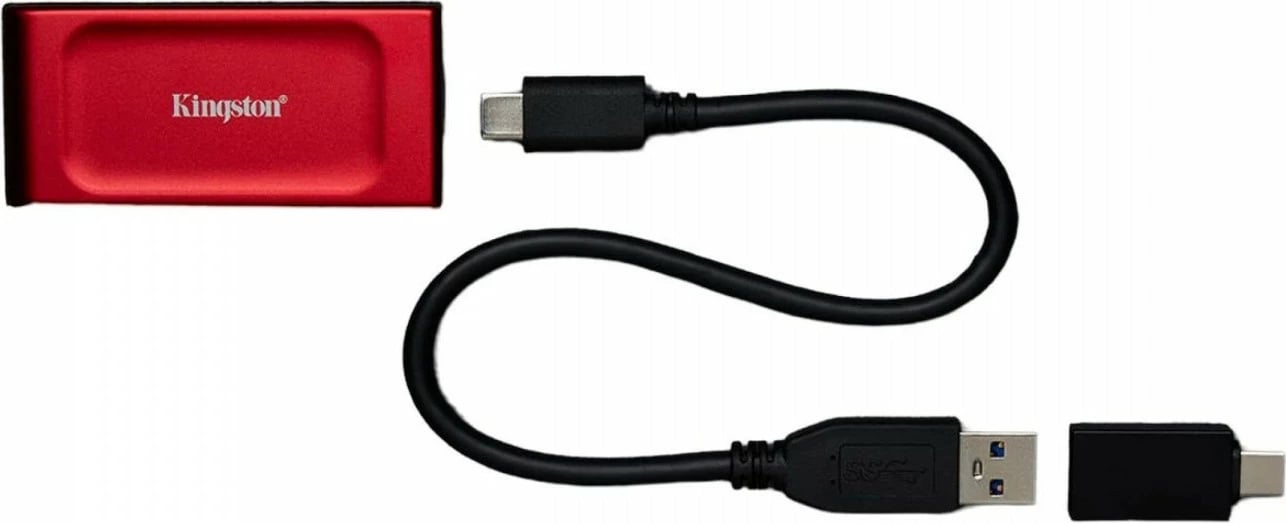 SSD i jashtëm Kingston XS1000R 1TB, USB 3.2 Gen2x2, Kuq