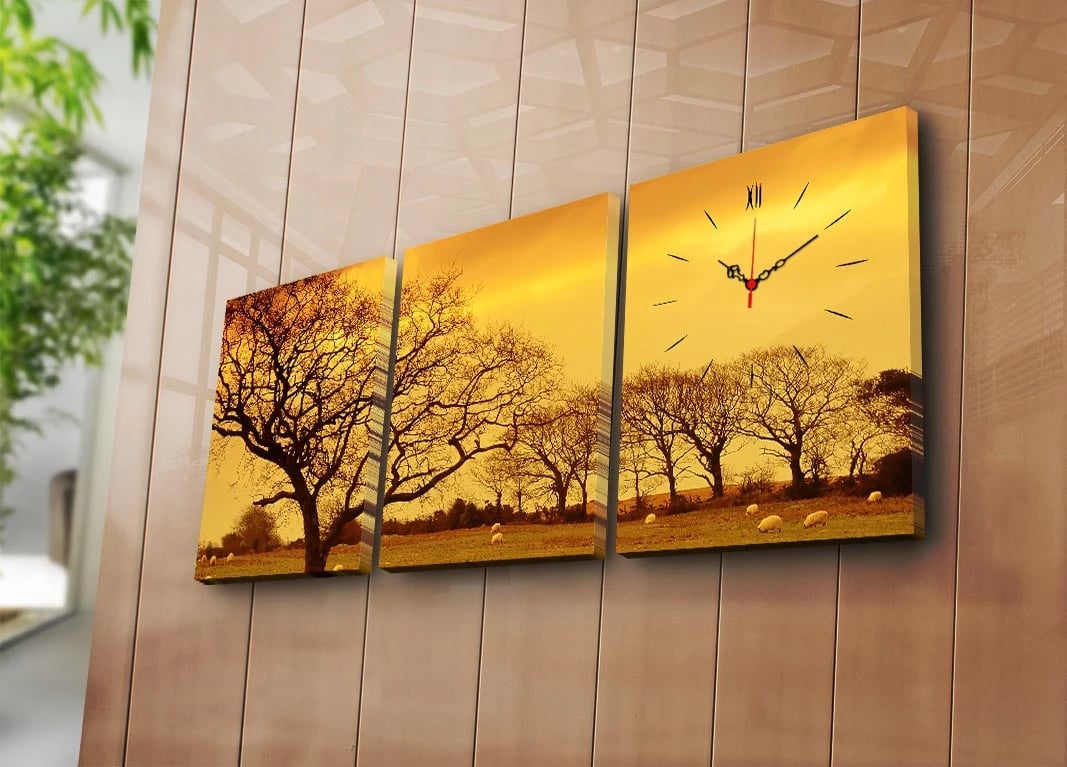 Orë muri dekorative në kanavacë (3 pjesë), Wallity, 3P3040CSMOR-7