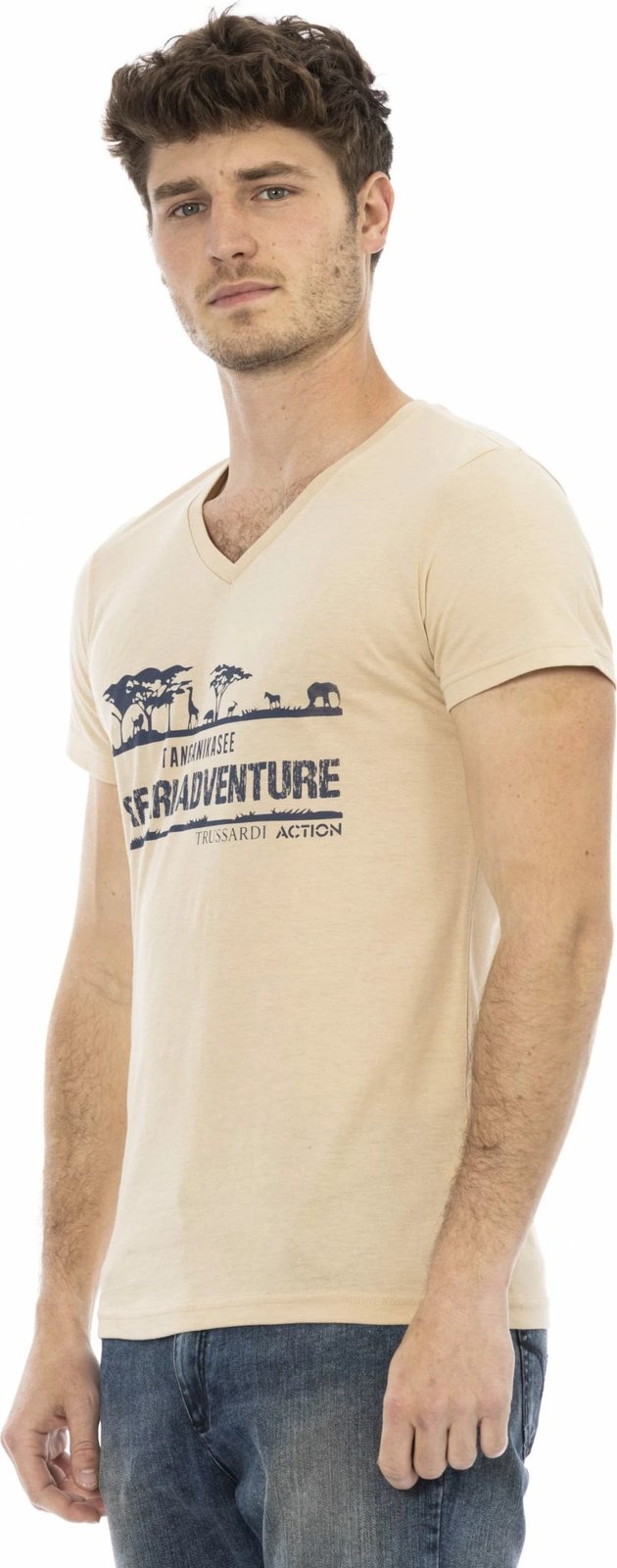 Maicë për meshkuj Trussardi Action, bezhë