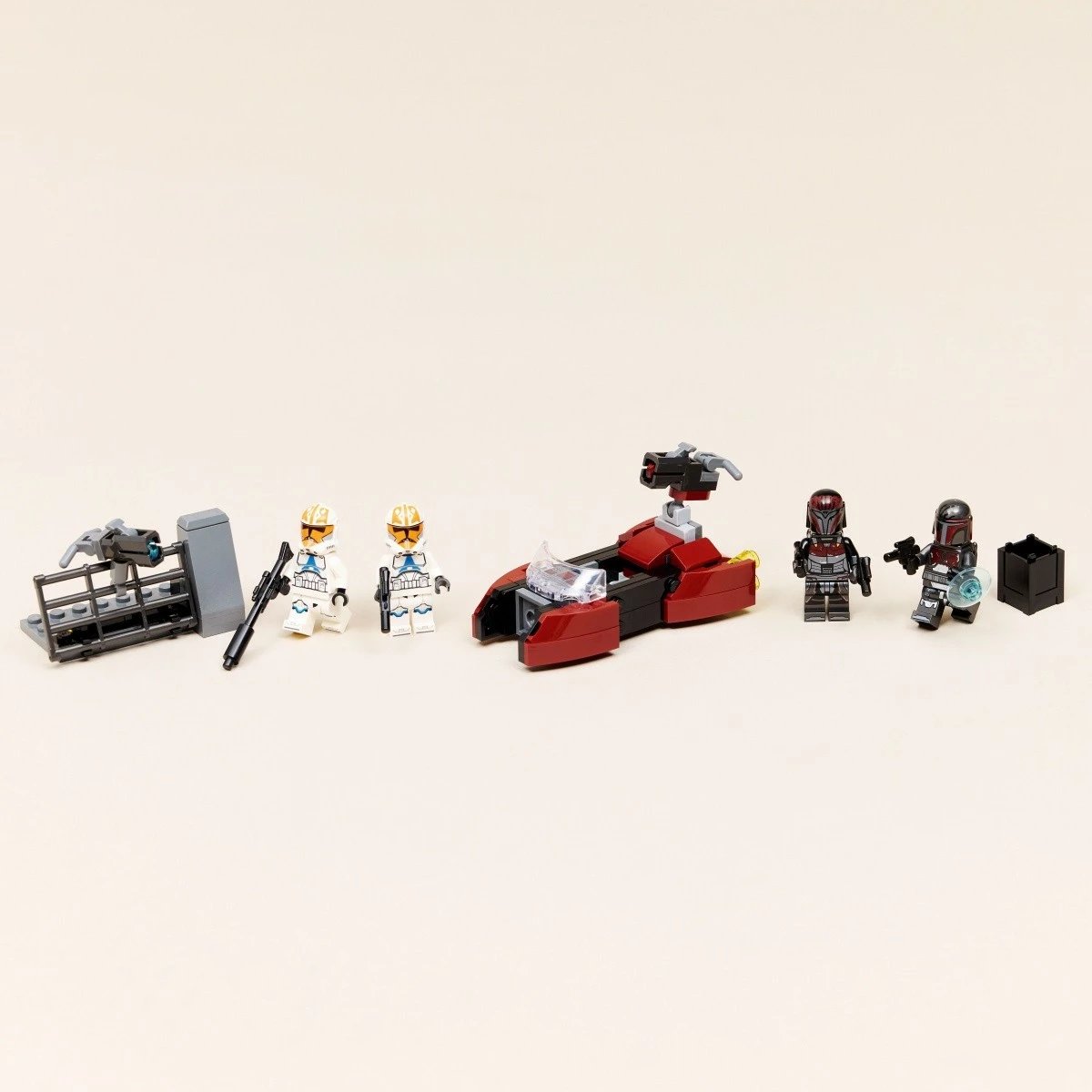 Set ndërtimi, LEGO Star Wars, 75449 Mandalore Siege, 116 pjesë, 4 minifigura, 6+, paketë betejë