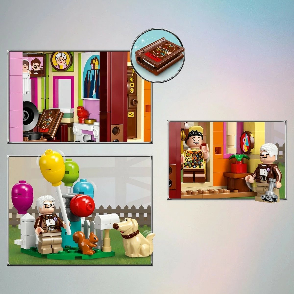Set LEGO Disney Shtëpia nga filmi Up, 43217, 598 pjesë, shumëngjyrëshe