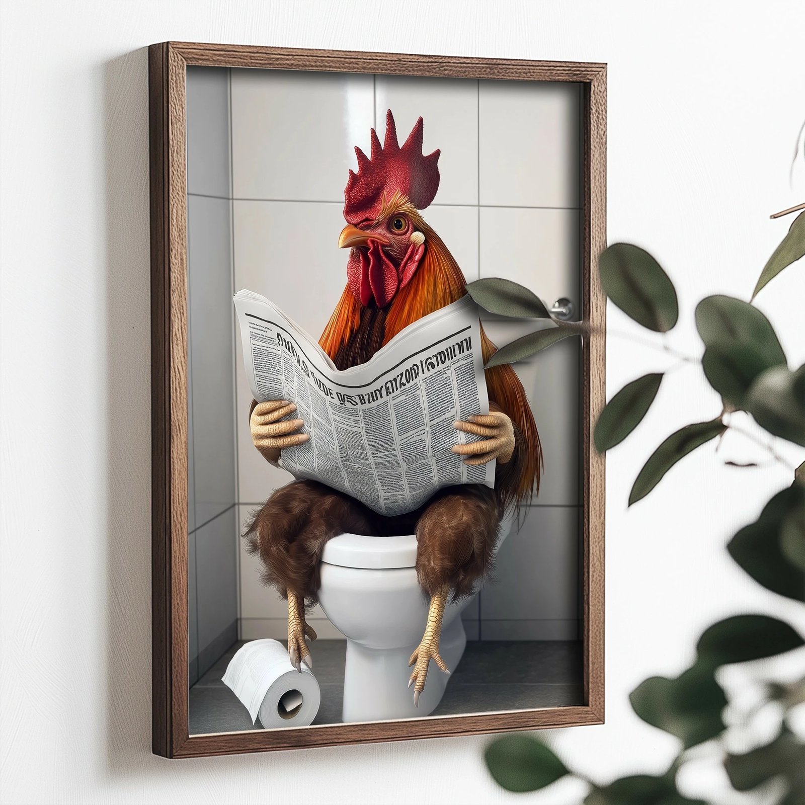 Pikturë dekorative me kornizë MDF, shumëngjyrëshe, Wallity, TUN050-XL